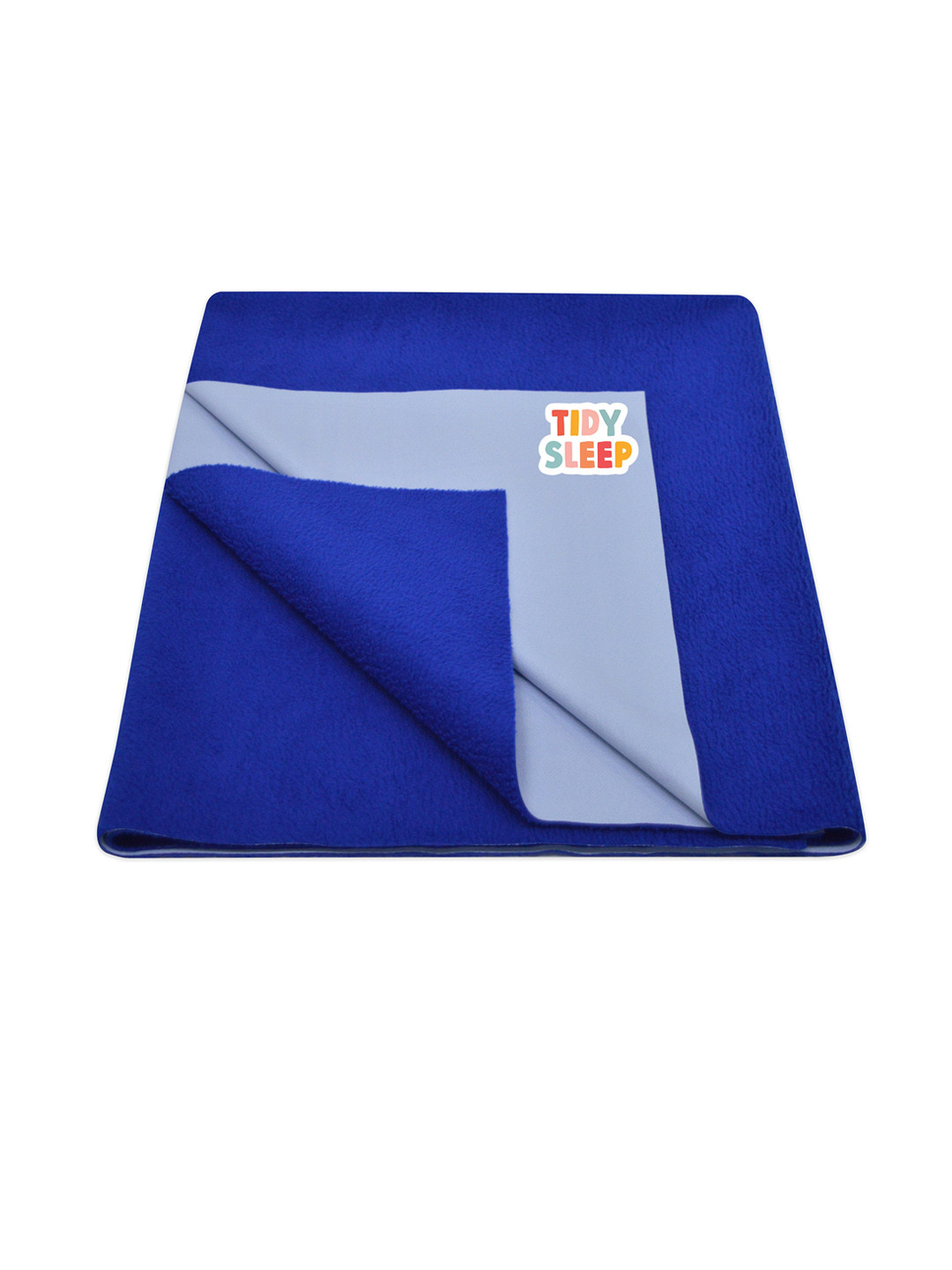 TIDY SLEEP Kids Royal Blue Small Water Resistant Cotton Mattress Protector