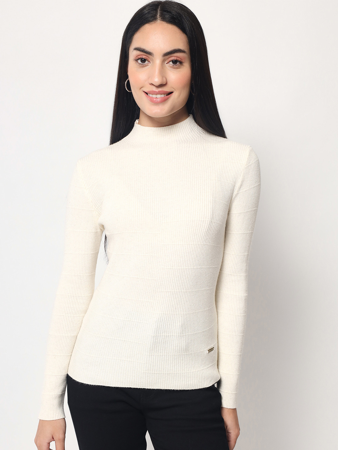 Beatnik Women Ribbed Pullover