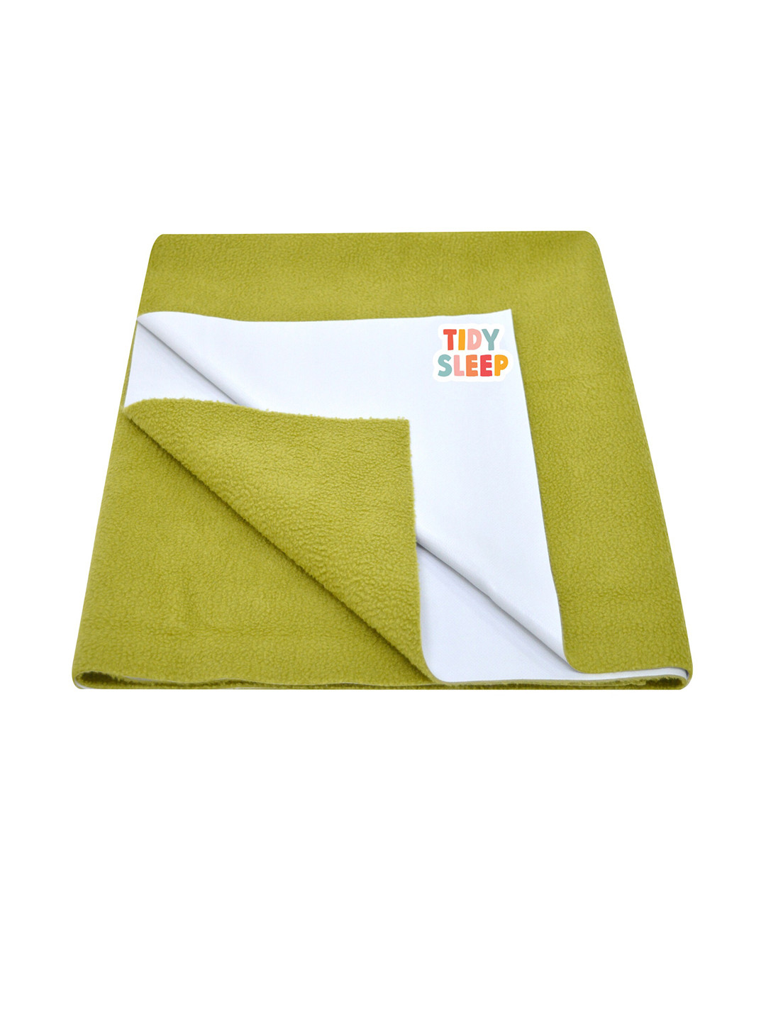 TIDY SLEEP Kids Gold-Colored Solid Cotton Water Resistant Mattress Protector