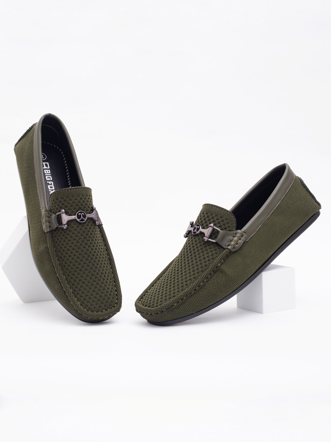 Olive cheap green loafers