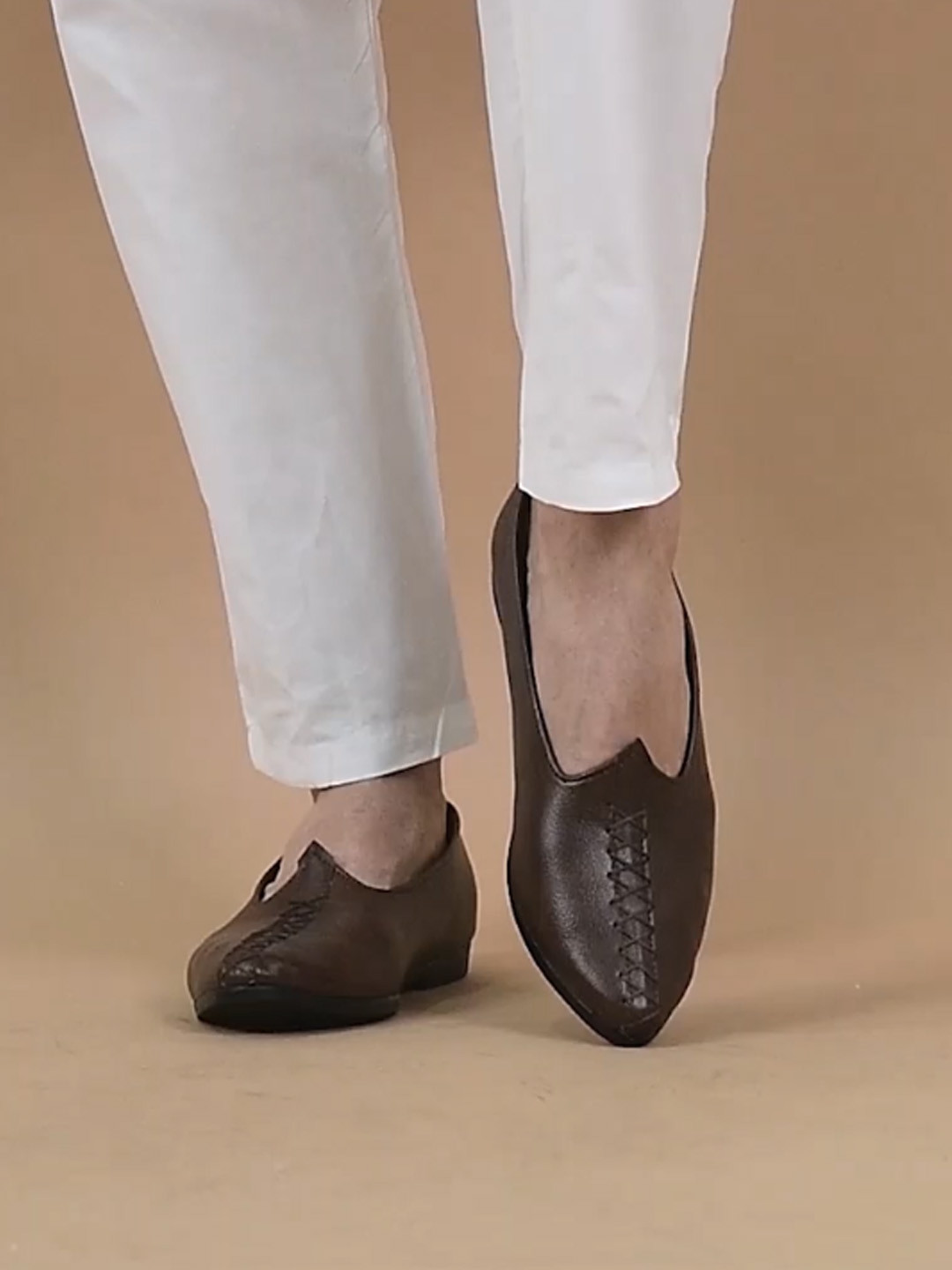FAUSTO Men Brown PU Basics Loafers