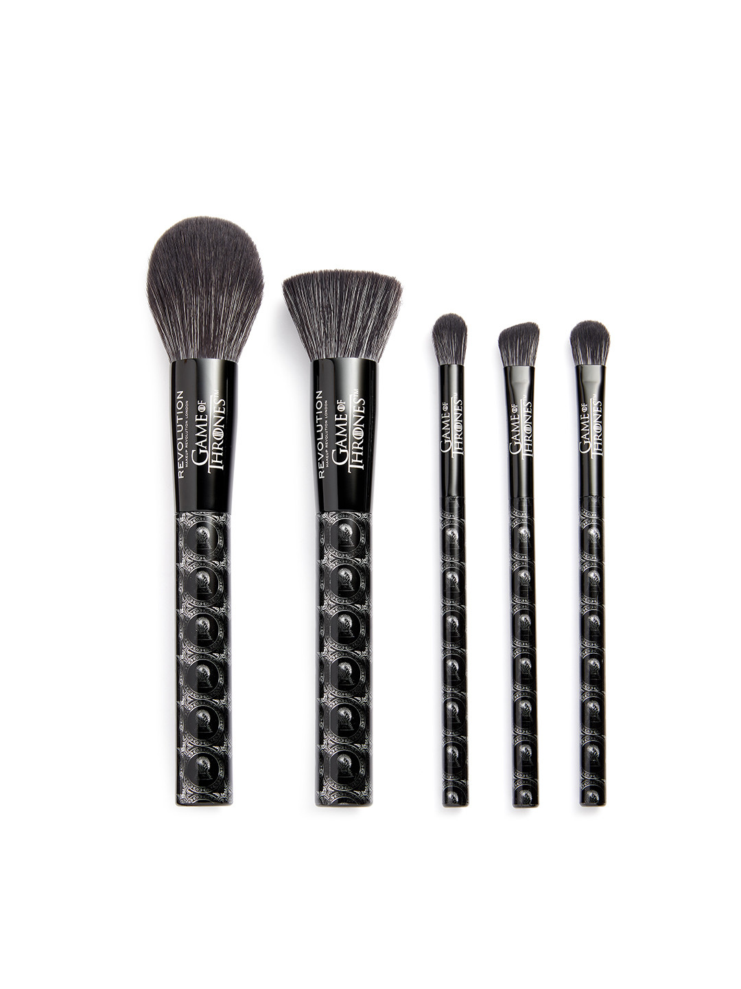 Makeup Revolution London Game of Thrones 3 Eyed Raven Brush Set - Black