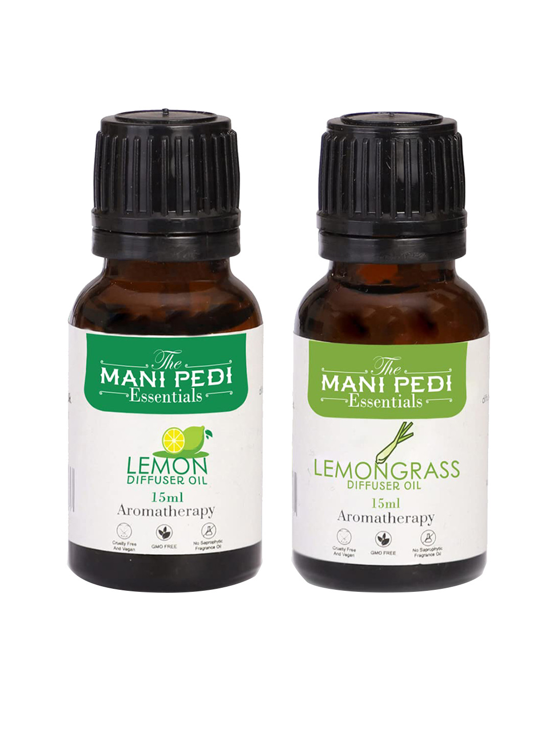 The Mani Pedi Essentials Set Of 2  Lemon & Lemongrass Diffuser Oil 15 ml