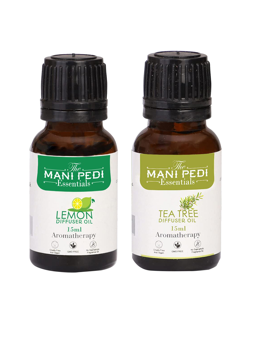 The Mani Pedi Essentials Set Of 2 Lemon & Teatree Diffuser Oil 15 ml