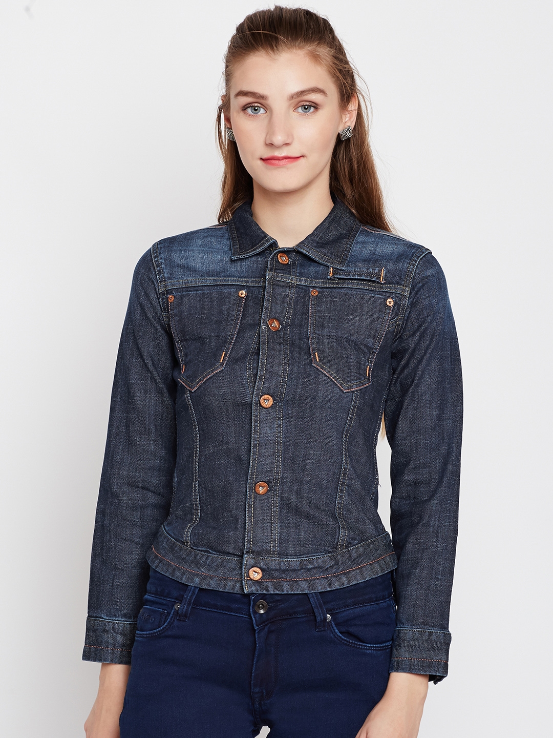 NEW AUTHENTIC WOMEN PEPE JEANS LONG SLEEVE JACKET