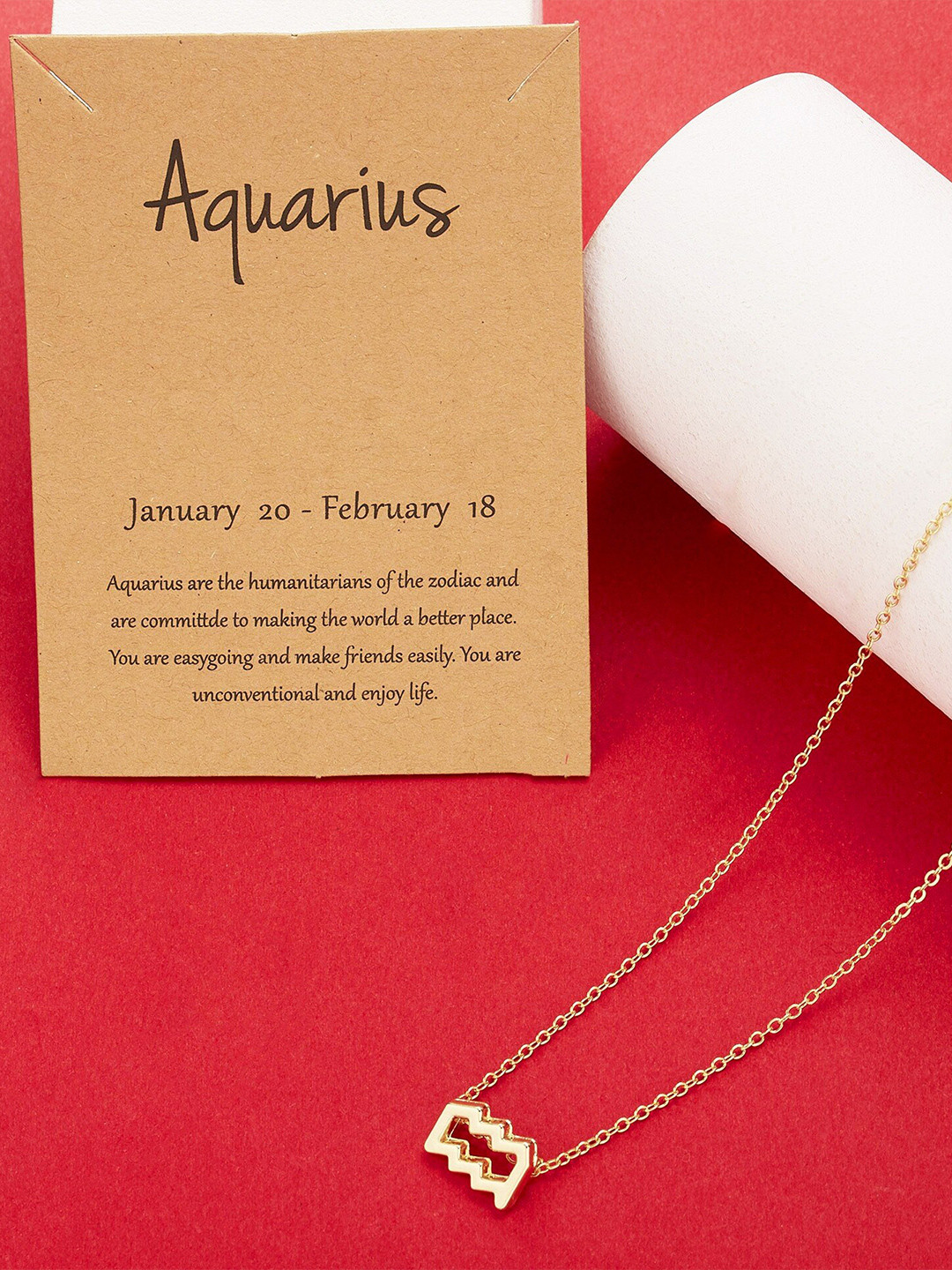 Pinapes Gold-Toned Gold-Plated Necklace