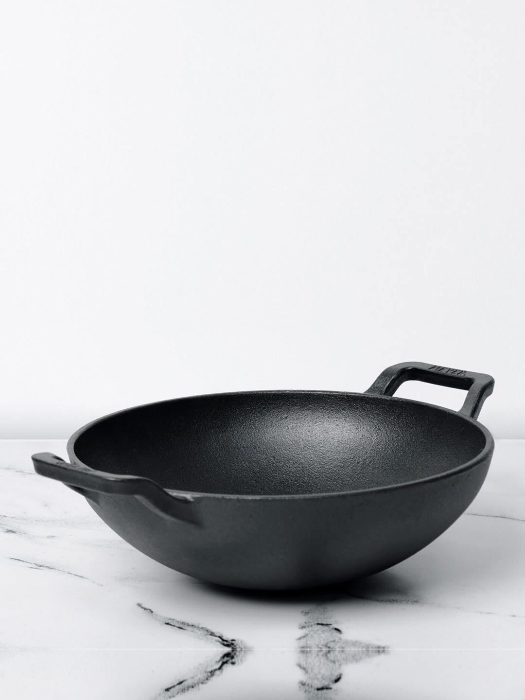 MEYER Grey Induction Base Cast Iron Deep Frying Kadai
