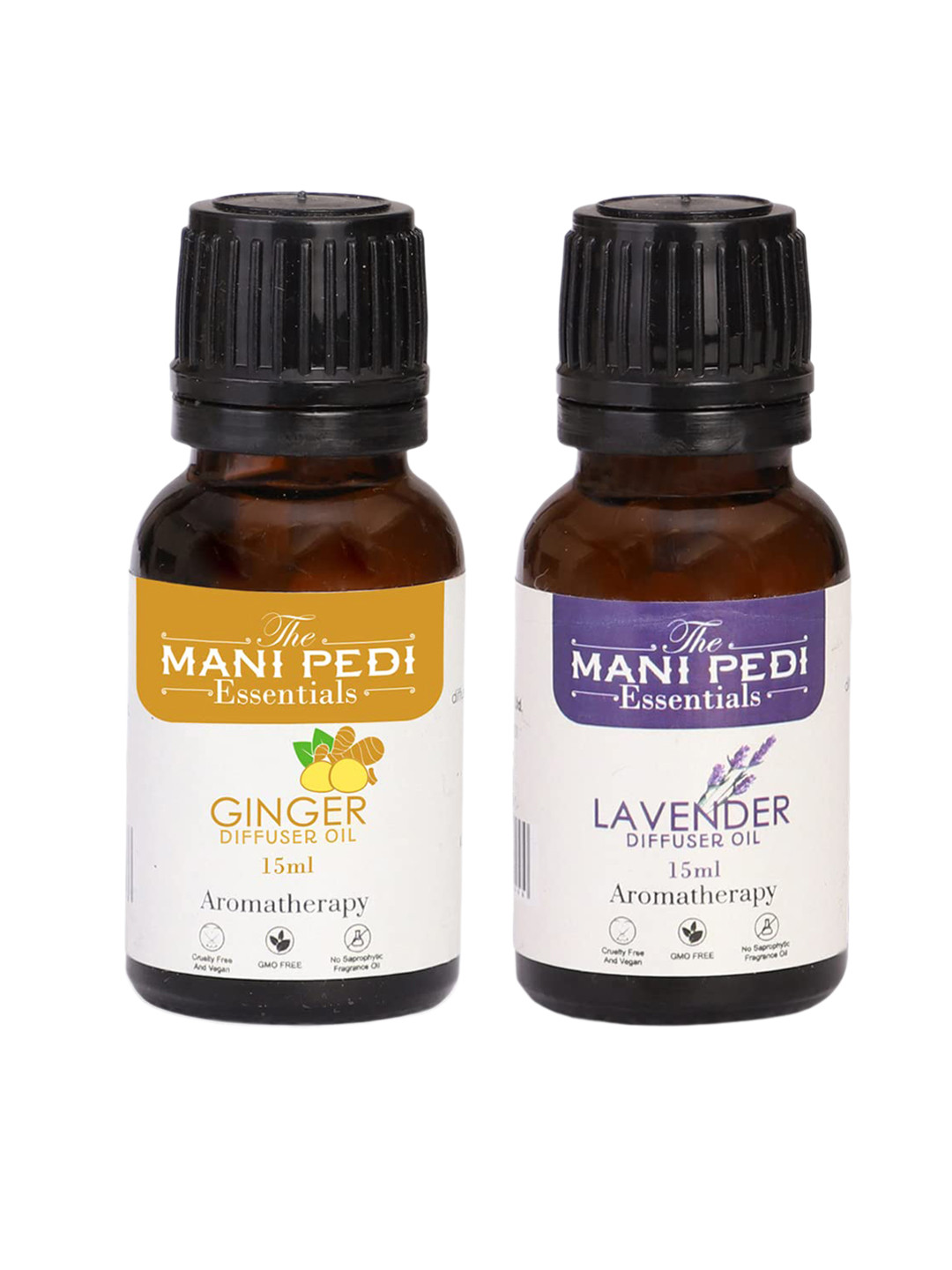The Mani Pedi Essentials Set Of 2 Grey Aroma Oil Diffusers 15 ml