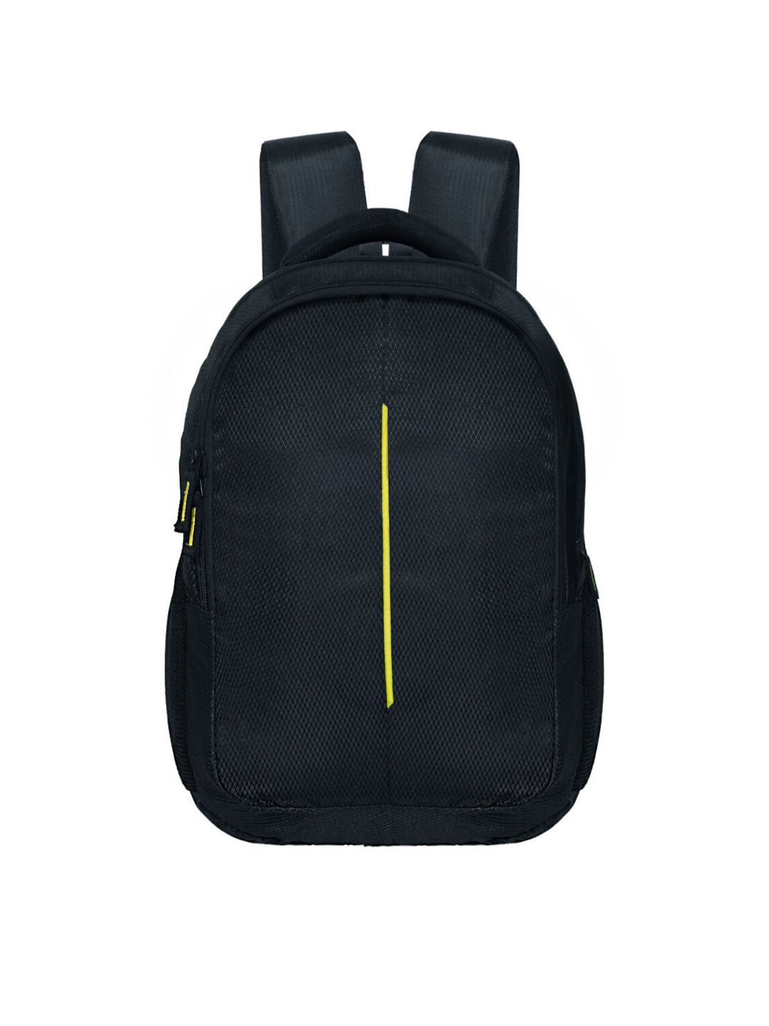 LOOKMUSTER Unisex Yellow And Black Solid Backpack