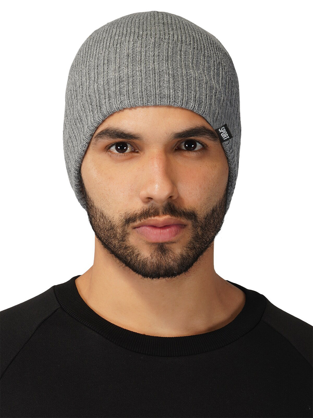 iSWEVEN Grey Slouchy Beanie