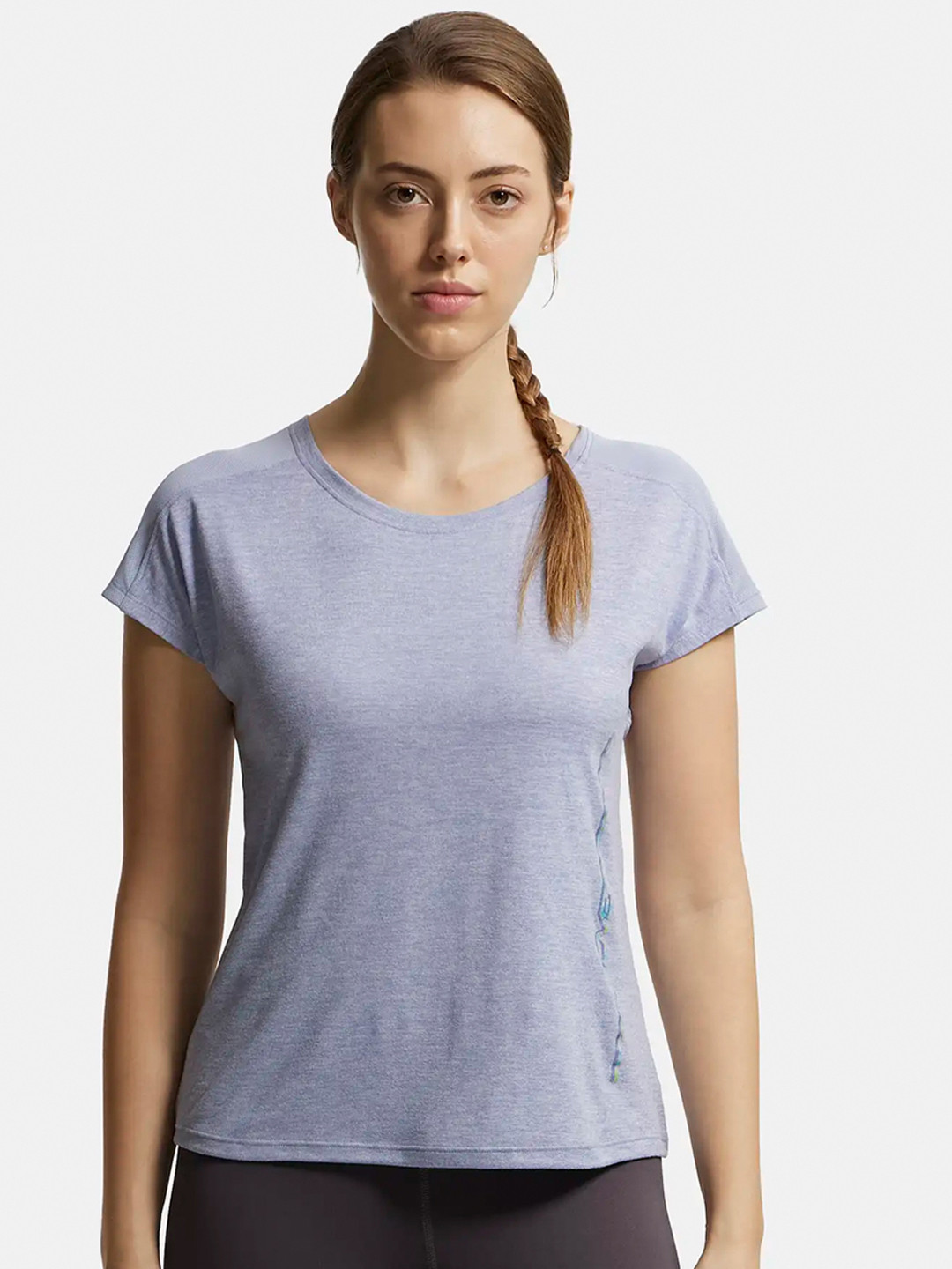 Jockey Printed Microfiber Breathable Mesh Relaxed Fit Tshirt-MW34