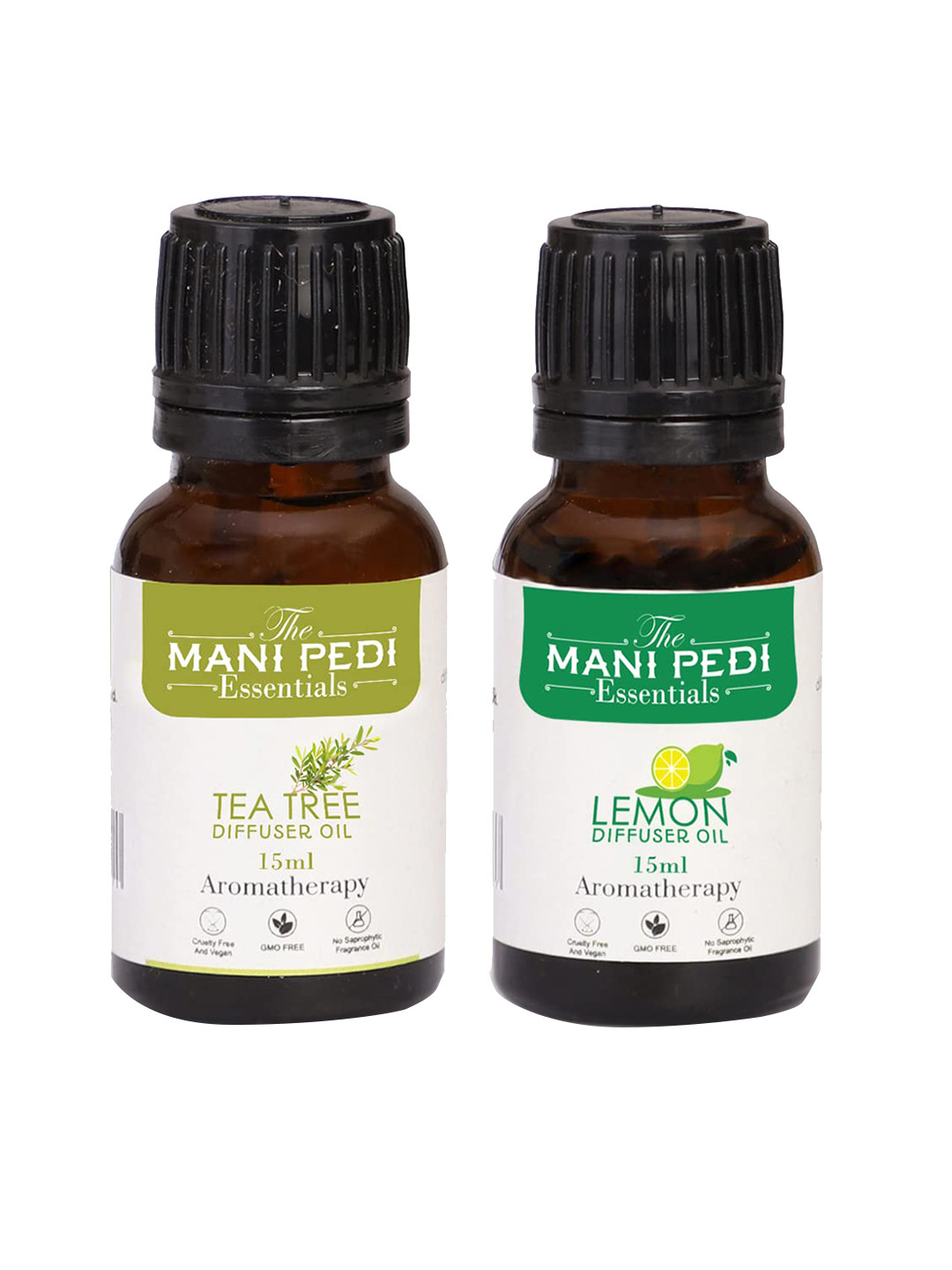 The Mani Pedi Essentials Set Of 2 Tea tree & Lemon Diffuser Oil 15 ml