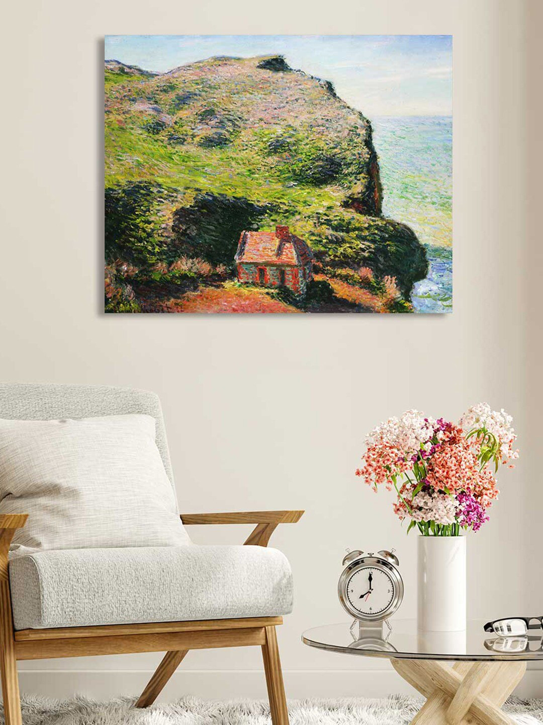 Art Street The Custom`s House Canvas Wall Rectangle Paintings Wall Art -22 x 16 In