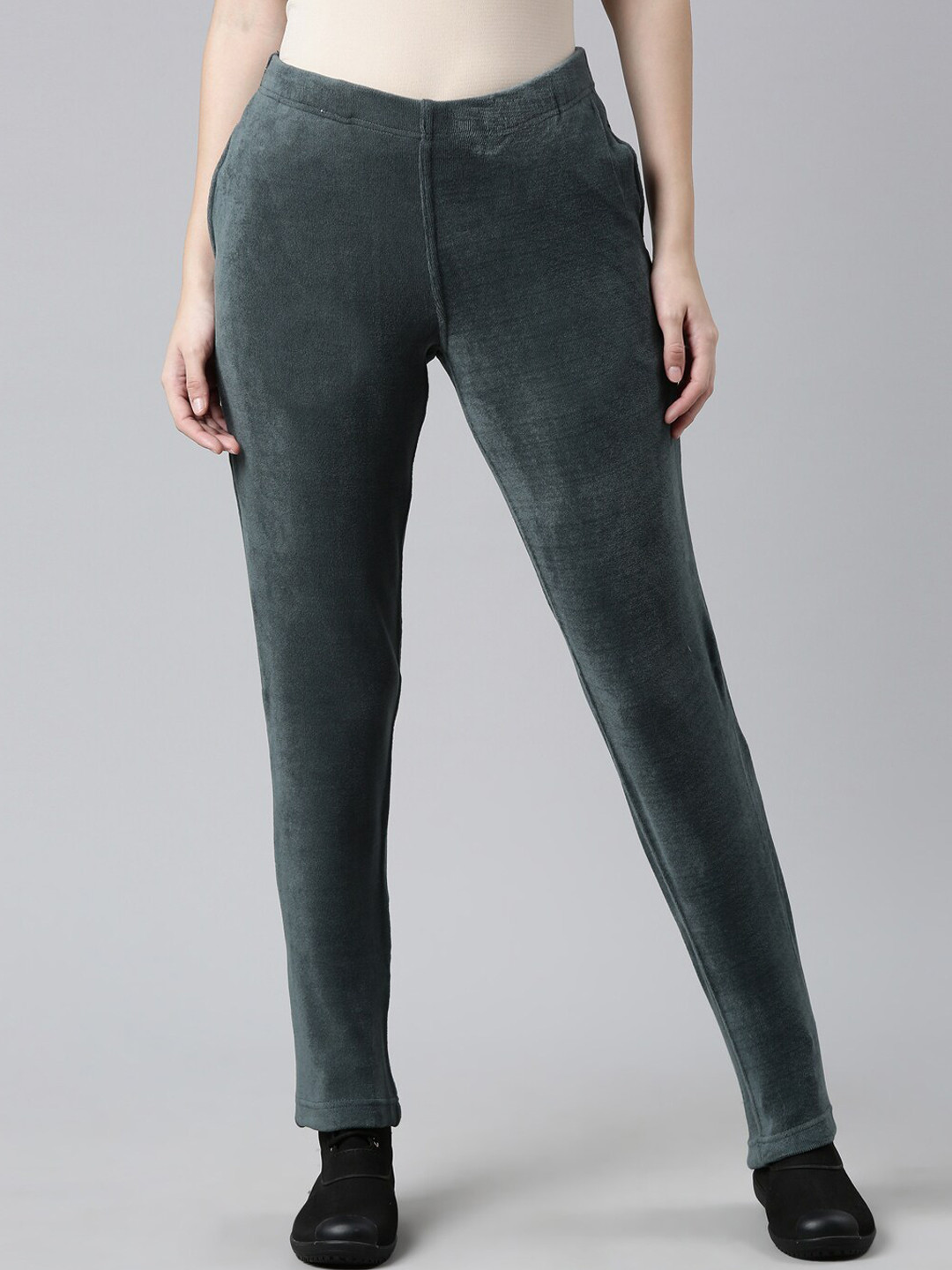 Go Colors Women Relaxed Fit Casual Trousers