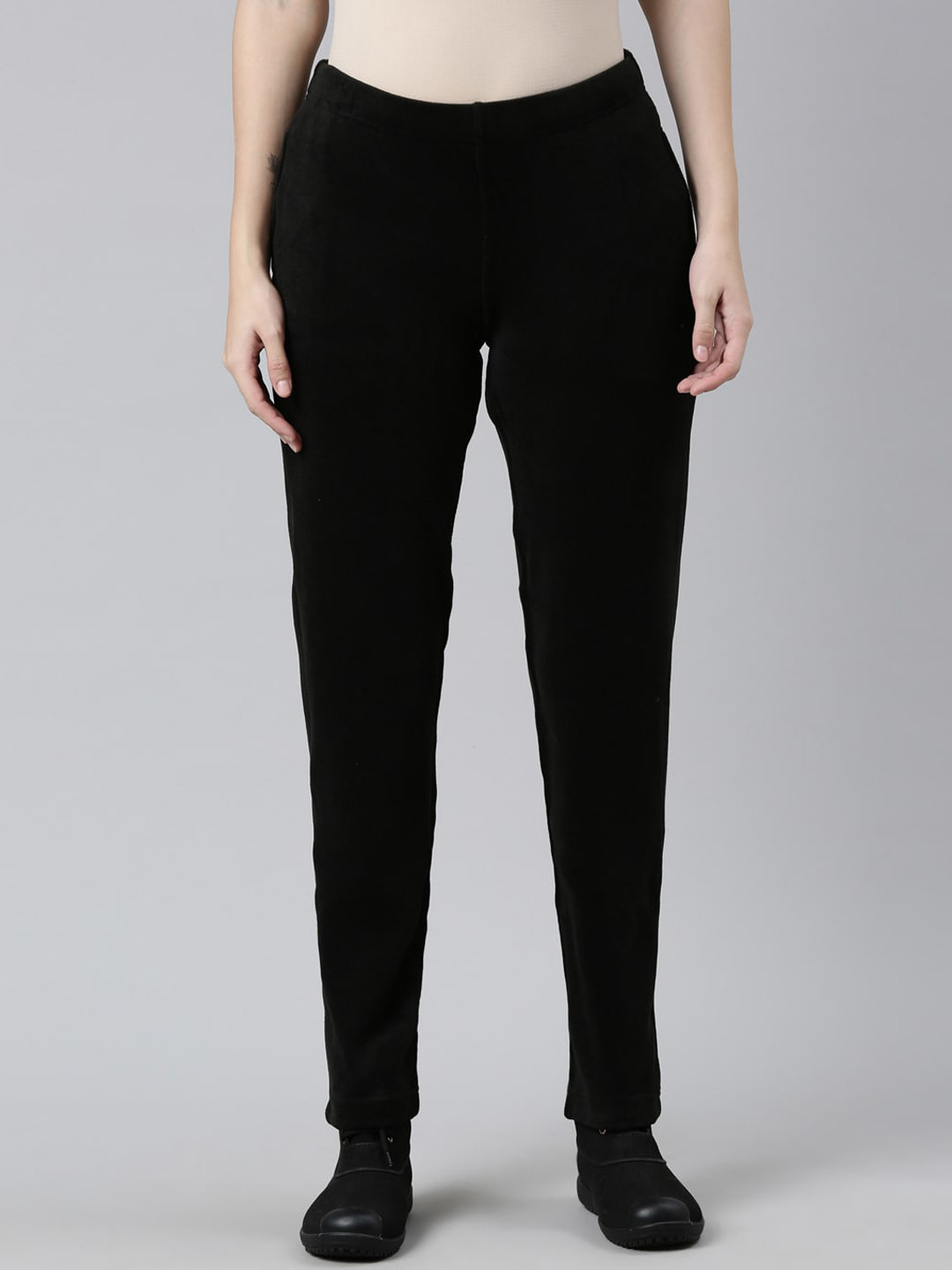 Go Colors Women Relaxed Fit Casual Trousers