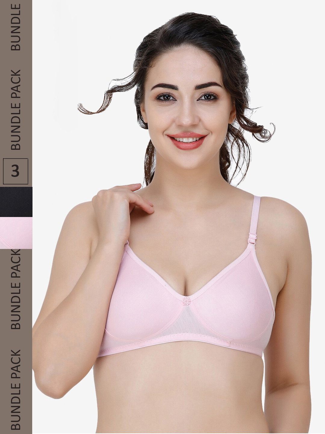 Docare Pink & Black Bra