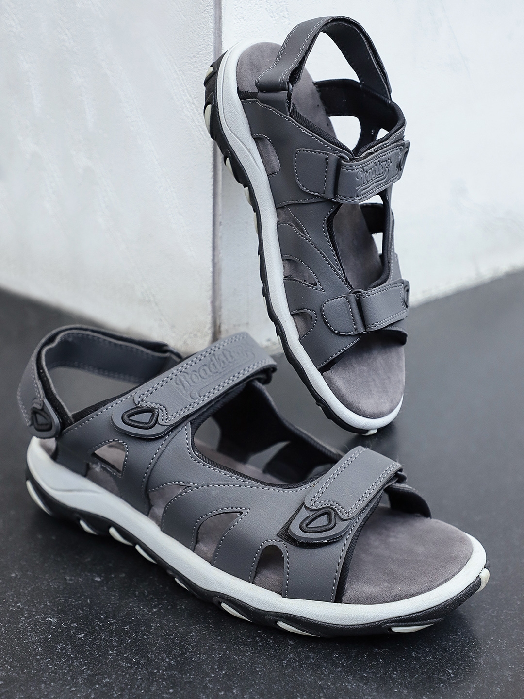 roadster grey sandals