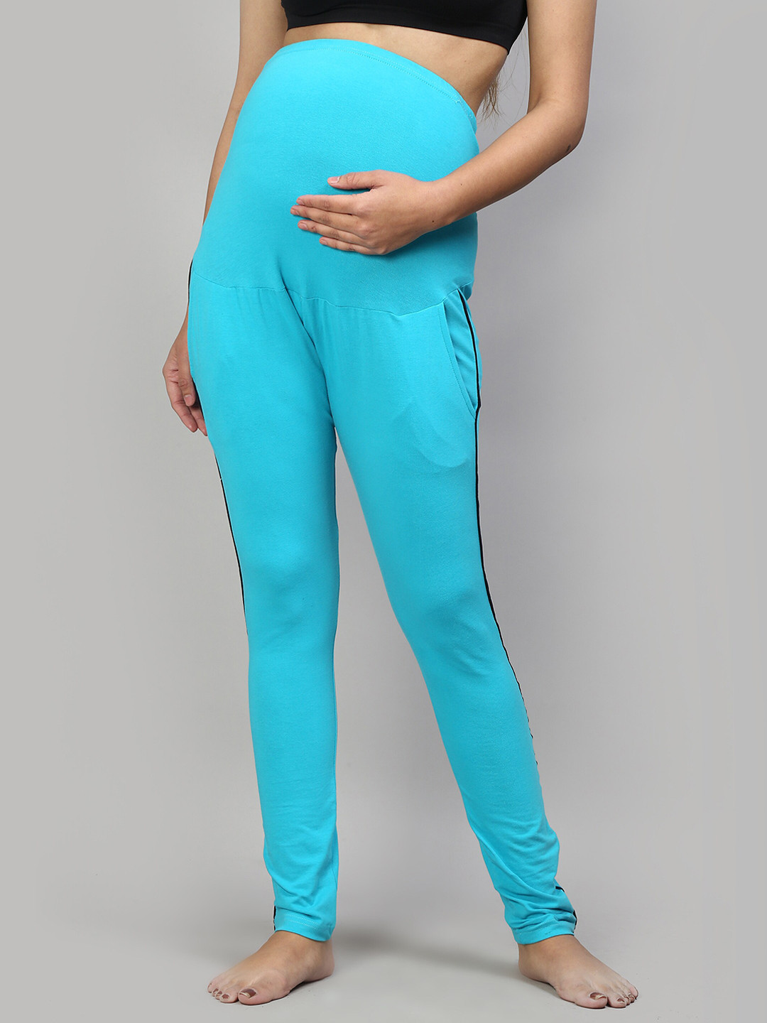 SillyBoom Women Cotton Maternity Yoga Pant