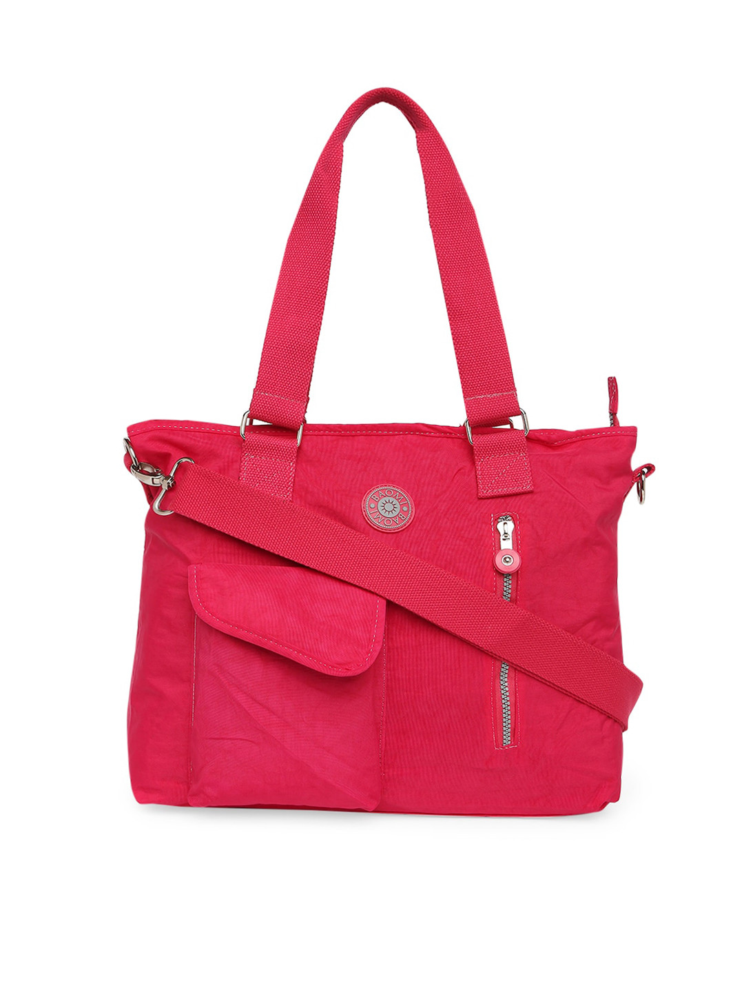 BAOMI Red Shopper Shoulder Bag