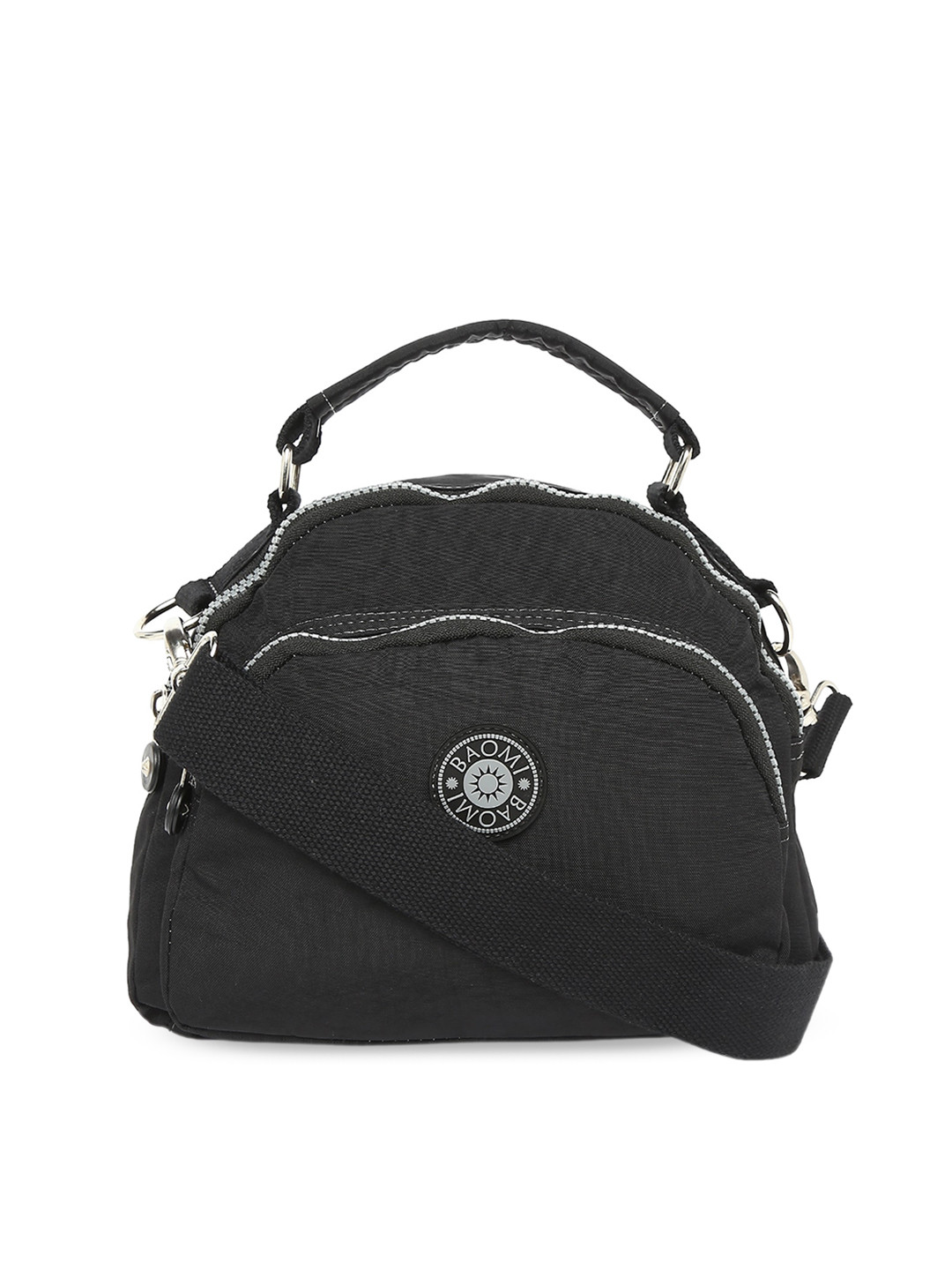BAOMI Black Shopper Handheld Bag