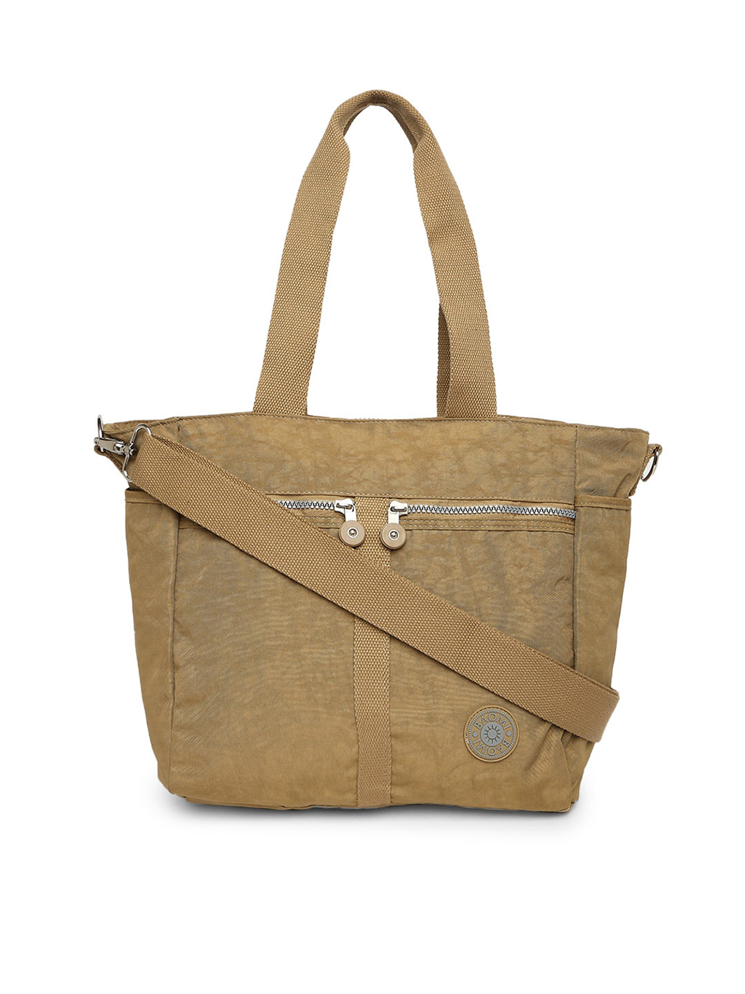 BAOMI Yellow Structured Shoulder Bag