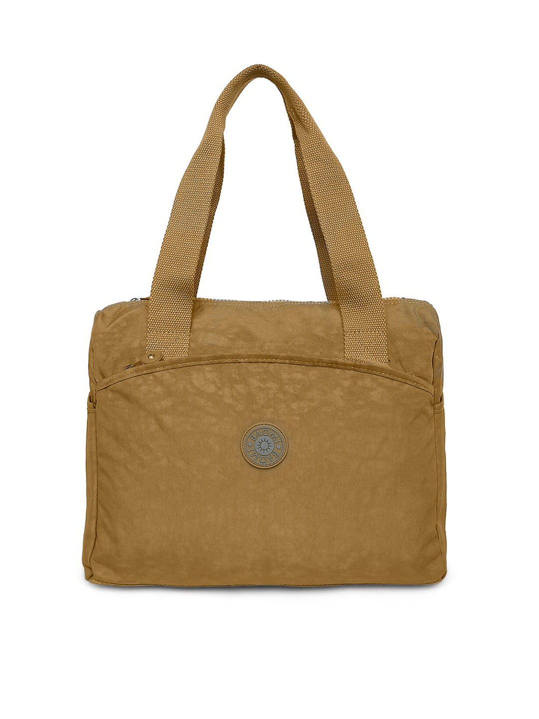 BAOMI Olive Green Structured Shoulder Bag