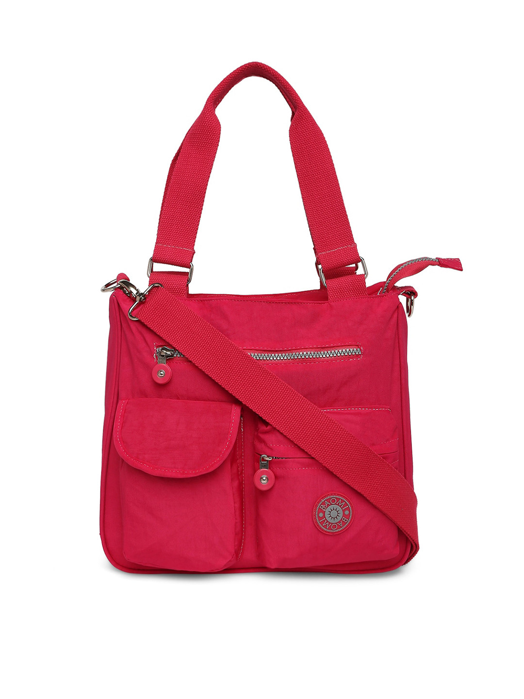 BAOMI Red Structured Handheld Bag