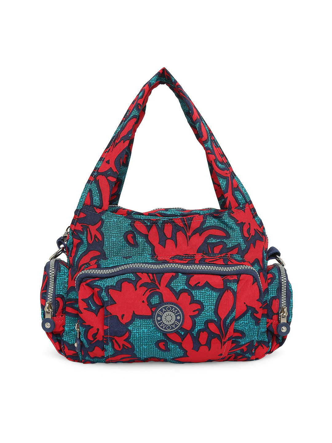 BAOMI Floral Printed Oversized Handheld Bag Handbags