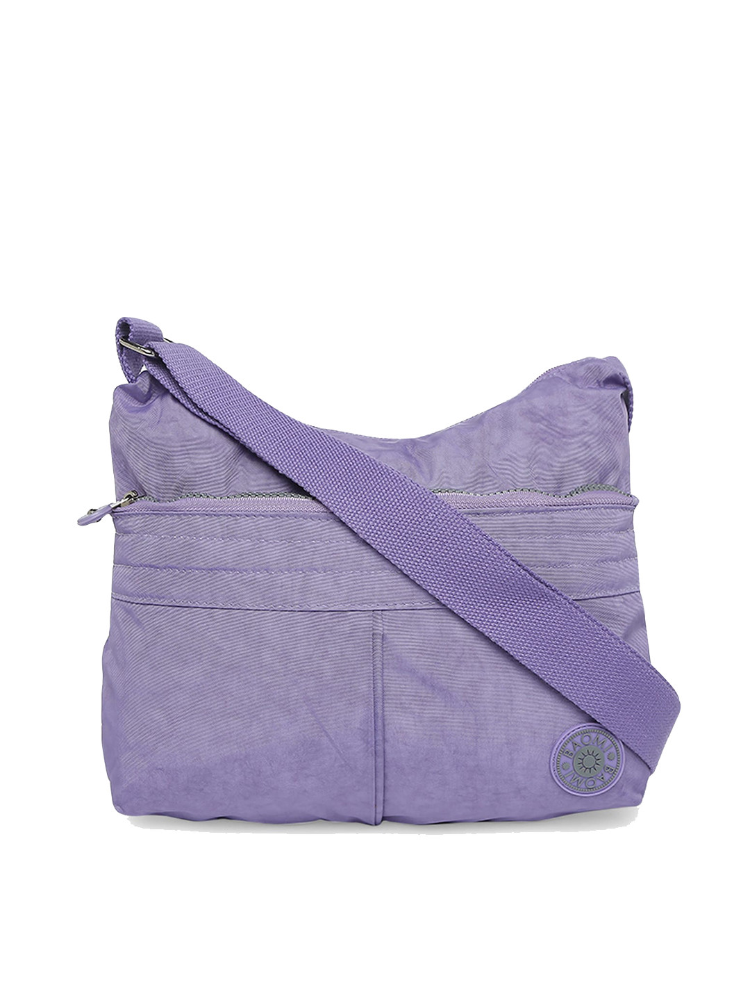 BAOMI Lavender Structured Sling Bag