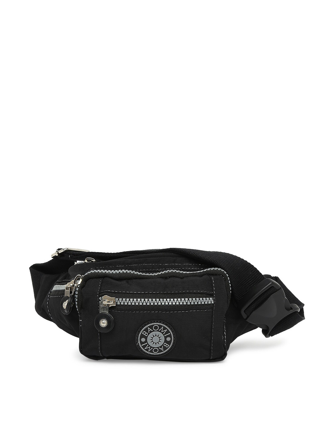 BAOMI Black Solid Waist Pouch