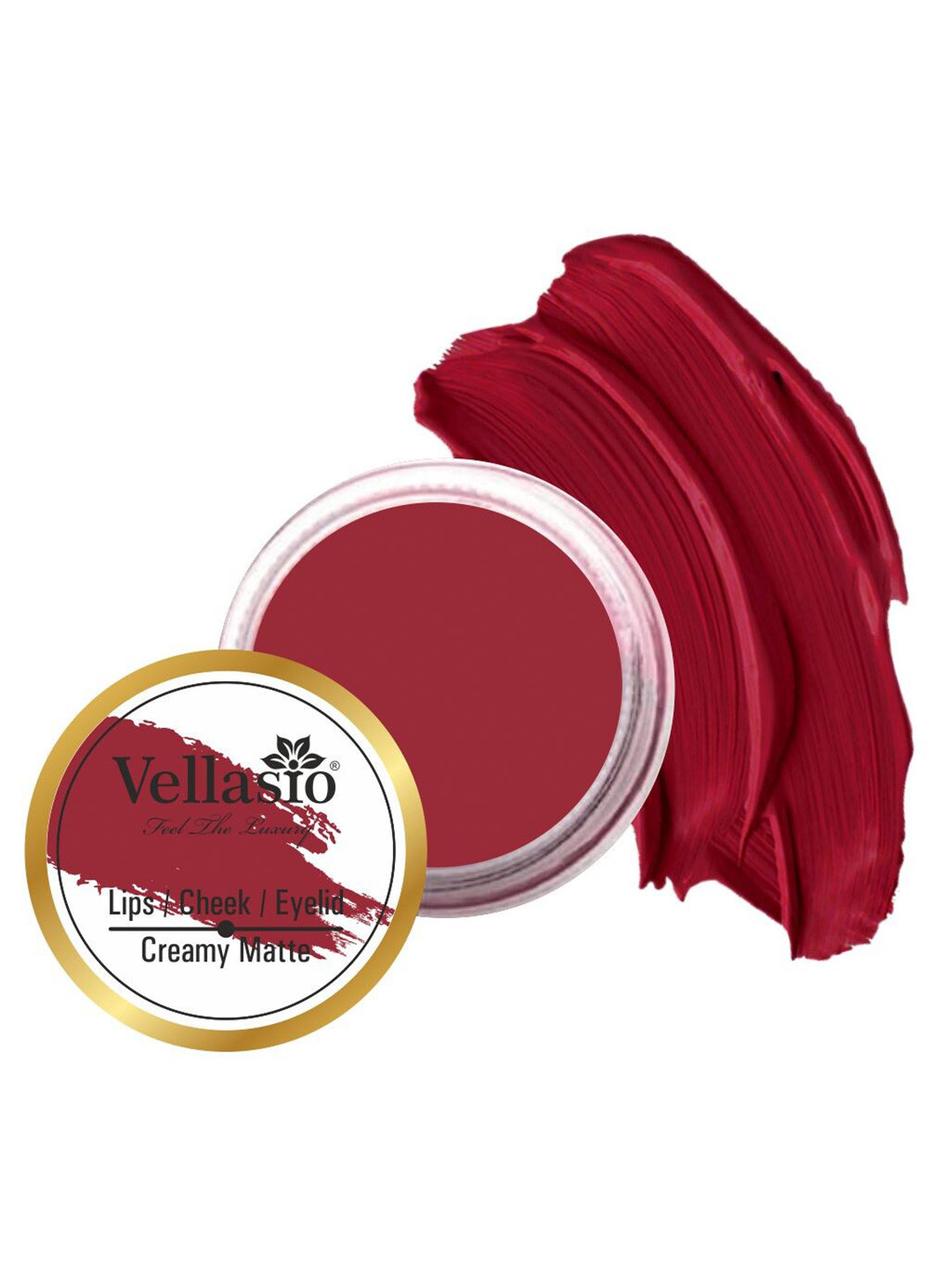 Vellasio Creamy Matte SPF 30 Lip Cheek & Eye Tint 7g - Beetroot