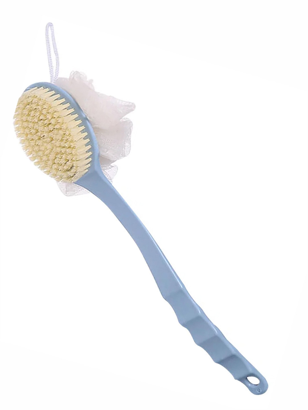 GUBB 2 in 1 Bath & Body Exfoliation Brush Soft Bristles Loofah with Handle