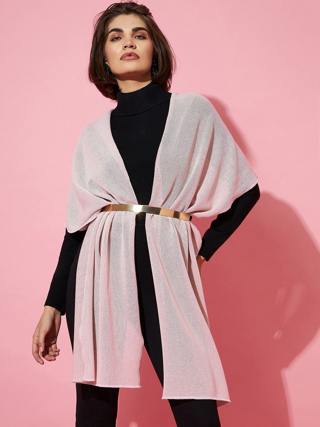 Athena Women Nude Knitted Winter Mufflers