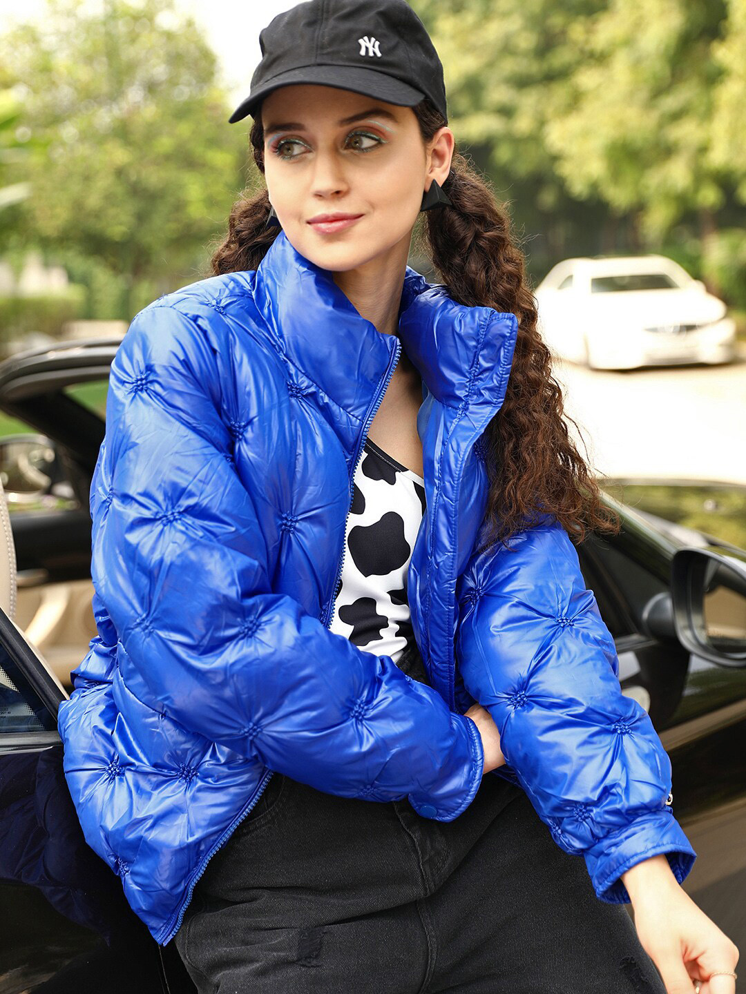 STREET 9 Women Blue Puffer Jacket
