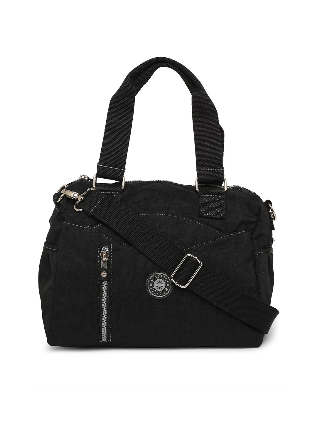 BAOMI Black Bowling Handheld Bag