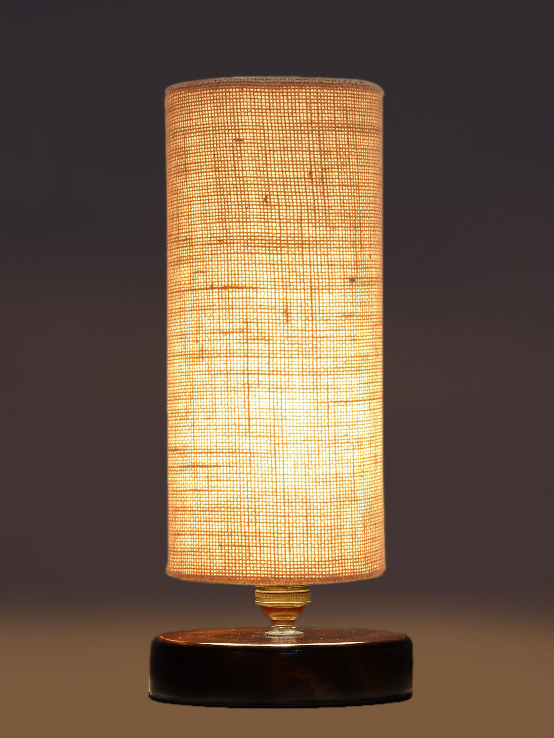Devansh Beige & Brown Textured Table Lamps