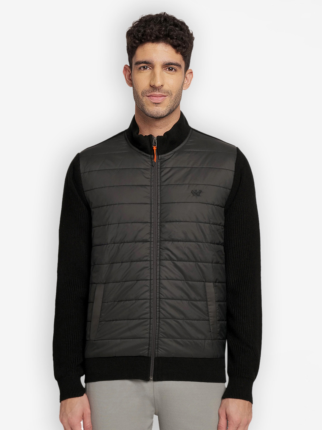 Wildcraft Men Black Acrylic Leather Jacket