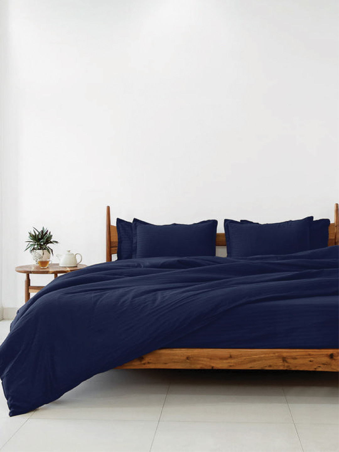 Sleeping Owls- because your sleep matters Navy Blue Winter Single Bed Cotton Comforter