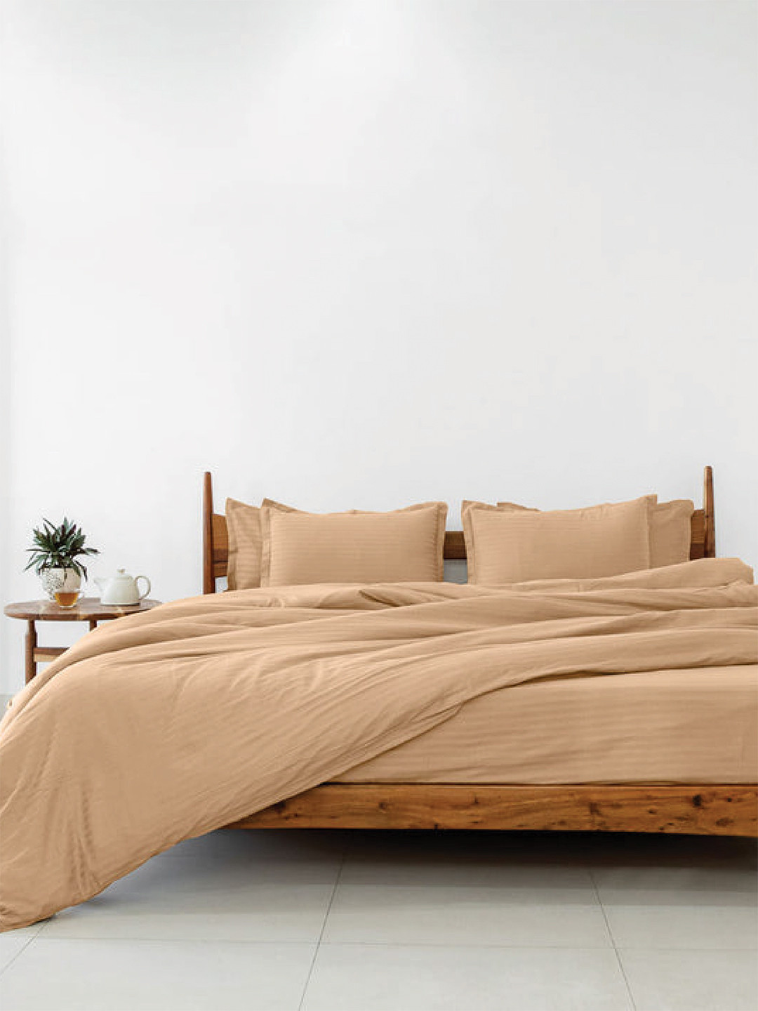 Sleeping Owls- because your sleep matters Beige Winter 400 GSM Single Bed Cotton Comforter