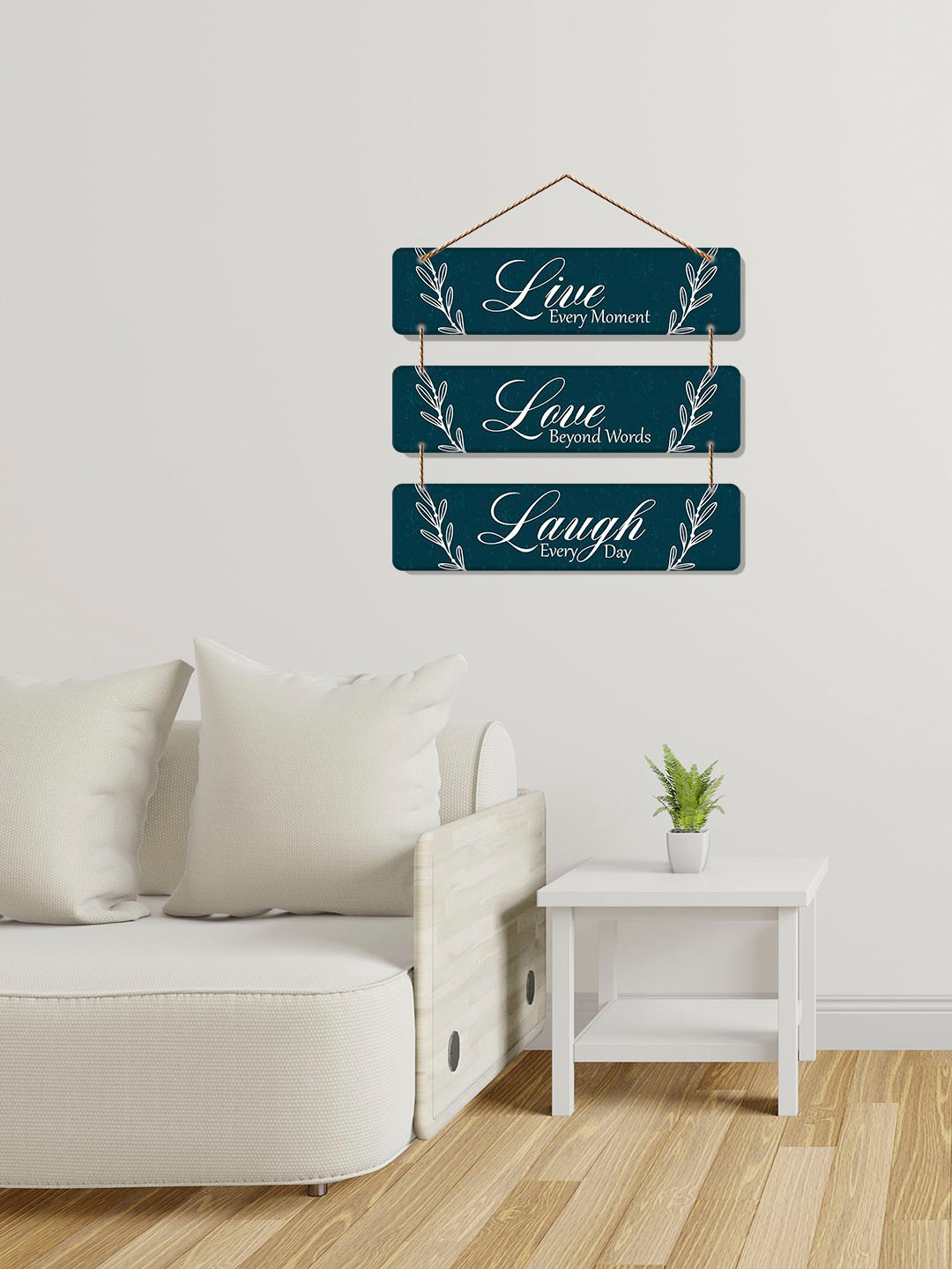 ArtVibes Wood Matte Hanging Hall Wall Hangings-14In