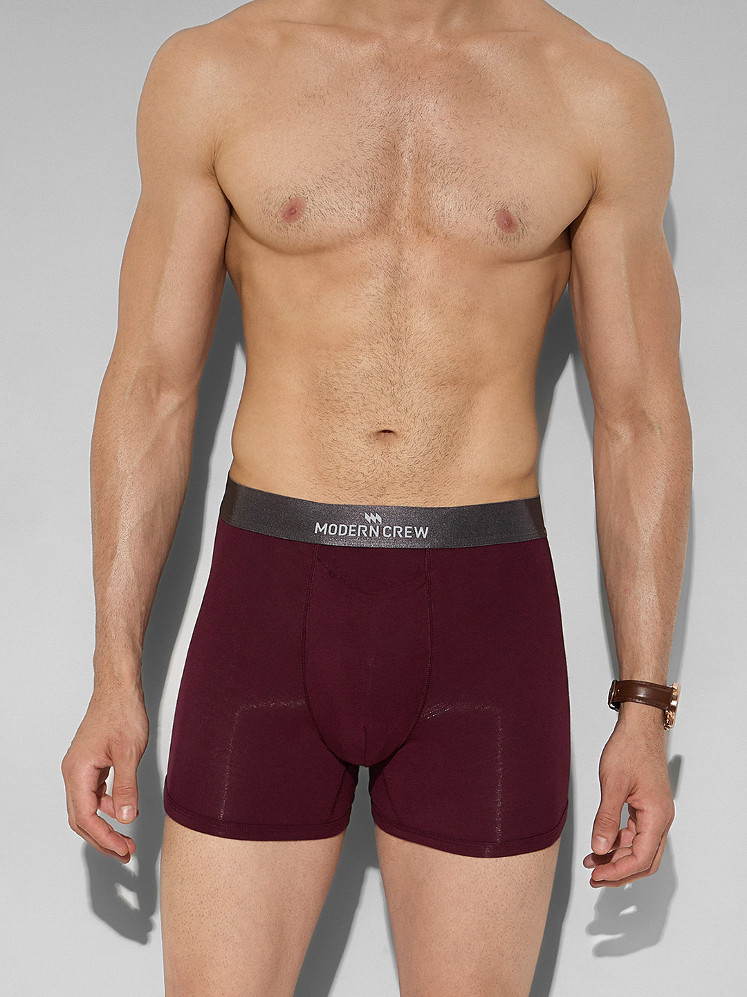 MODERN CREW Men Premium Micro Modal Trunk MC-T-002-CL-WT-S