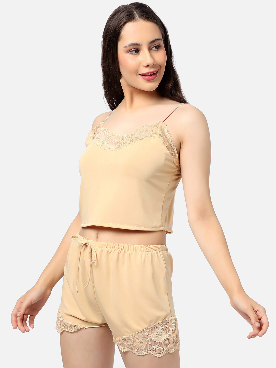 HAUTE SAUCE  Women Beige Night suit