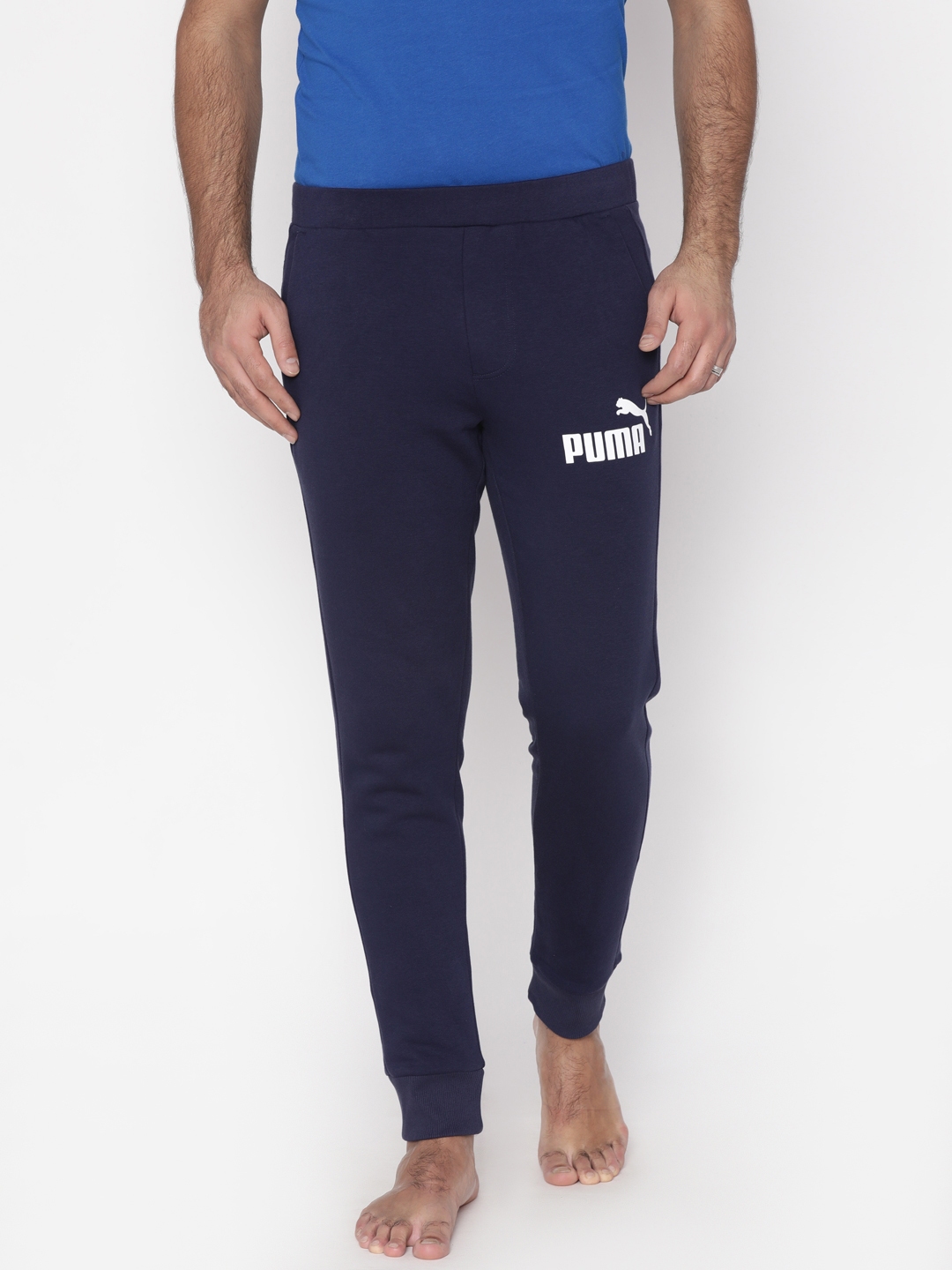 Buy Puma Men Navy Slim Fit Lounge Pants 85083006 Lounge Pants for Men 2082773 Myntra