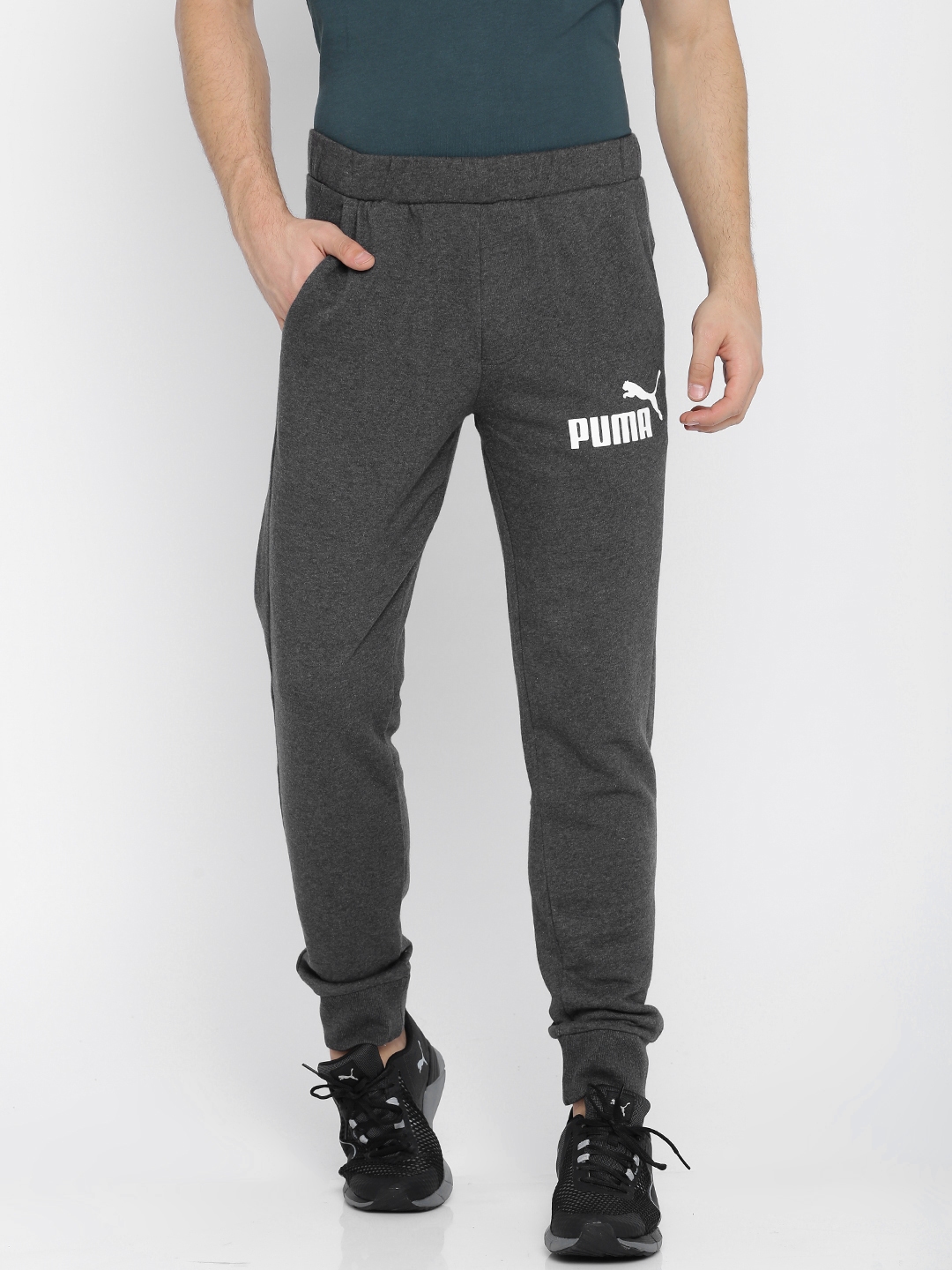 puma charcoal joggers