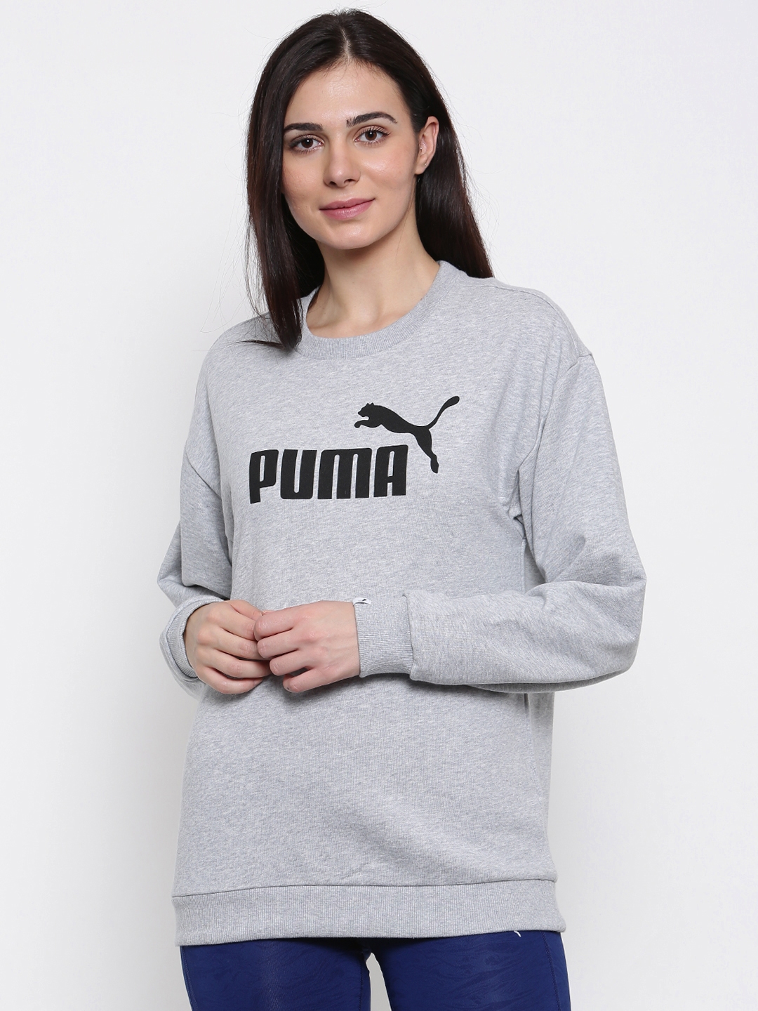 puma grey sweatshirt womens