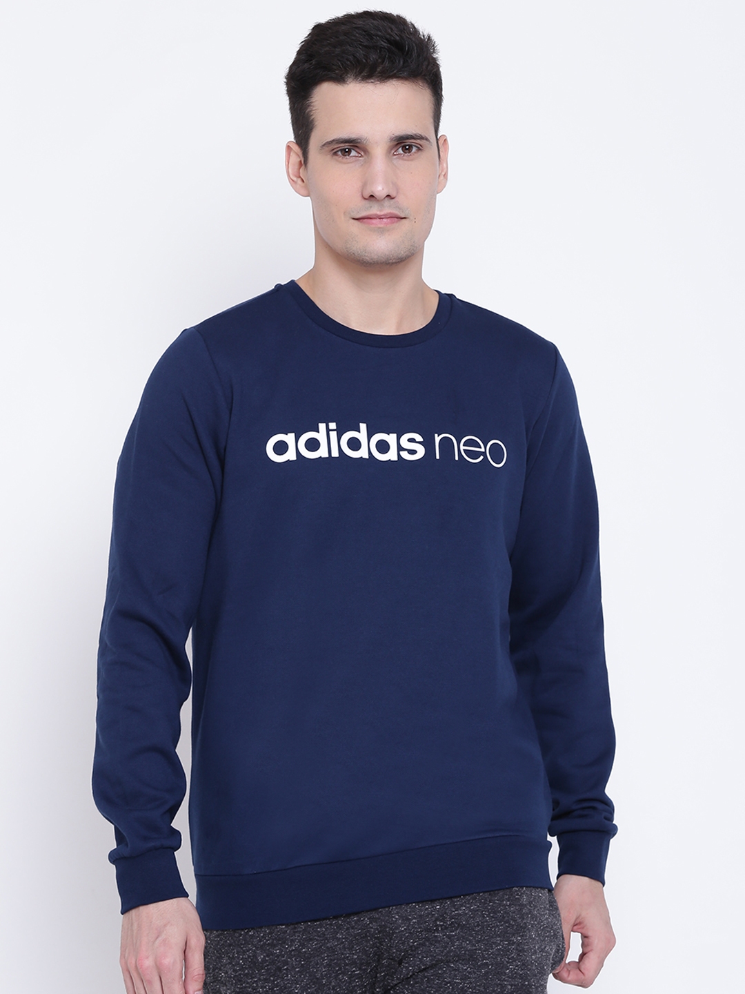 knijpen Concurreren Oh jee Buy ADIDAS NEO Men Navy CE NEO Fleece Printed Sweatshirt - Sweatshirts for  Men 2083648 | Myntra