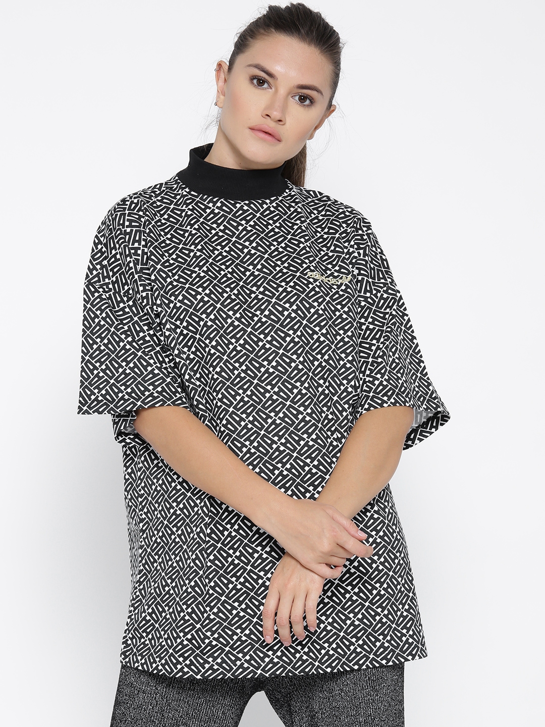 Adidas high neck outlet shirt