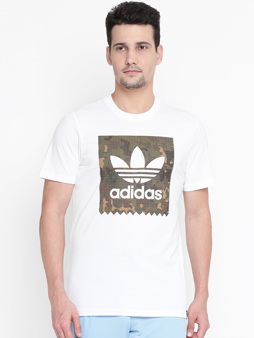 Adidas camo clearance logo t shirt