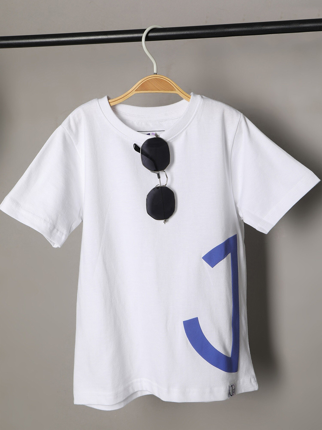 Jumping Joey Boys White Pure Cotton T-shirt