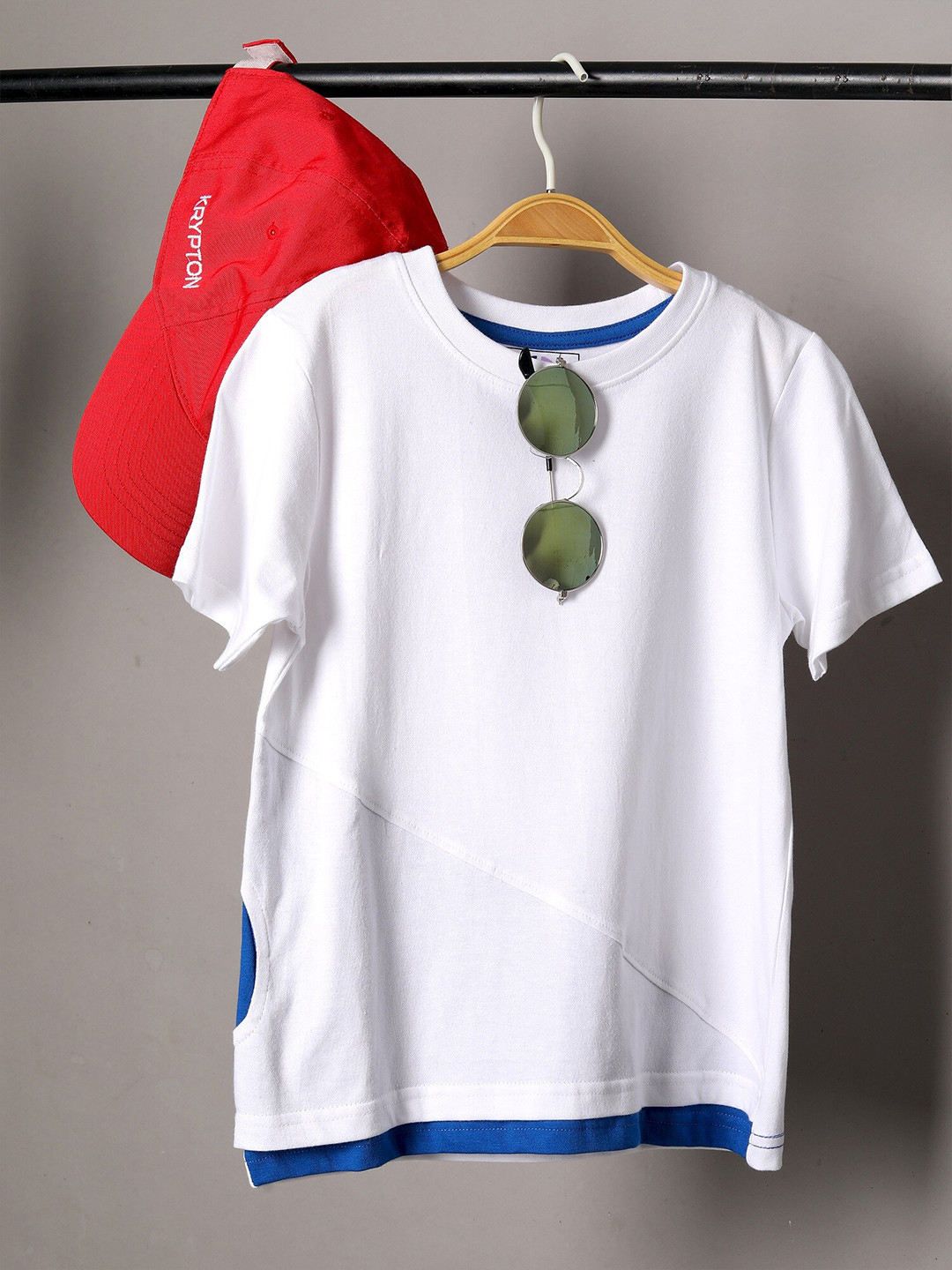 Jumping Joey Boys White Pure Cotton T-shirt